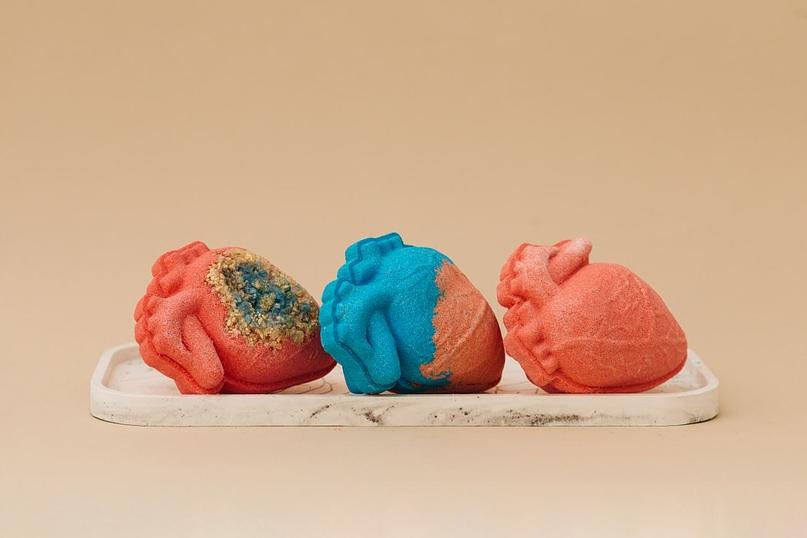 Бомбочка для ванны Eden touch «Анатомическое сердце» 200 г фото 1