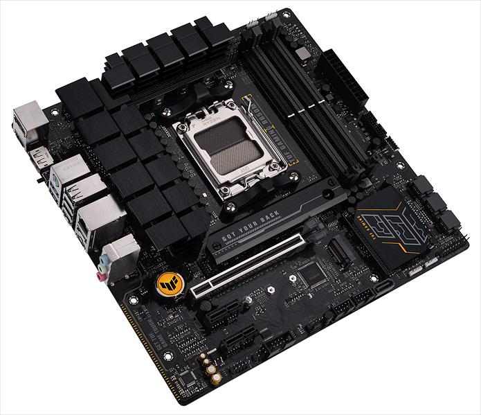 Материнская плата ASUS TUF GAMING B650M-E, Socket AM5, B650, 4*DDR5, 2xDP+HDMI, 4xSATA3, 2xM.2, Audio, Gb LAN, USB 3.2, USB 2.0, mATX; 90MB1FU0-M0EAY0 (TUF GAMING B650M-E) фото 3