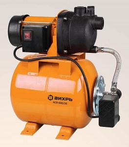 Насосная станция напорный Вихрь АСВ-600/20 600Вт 3300л/час фото 1