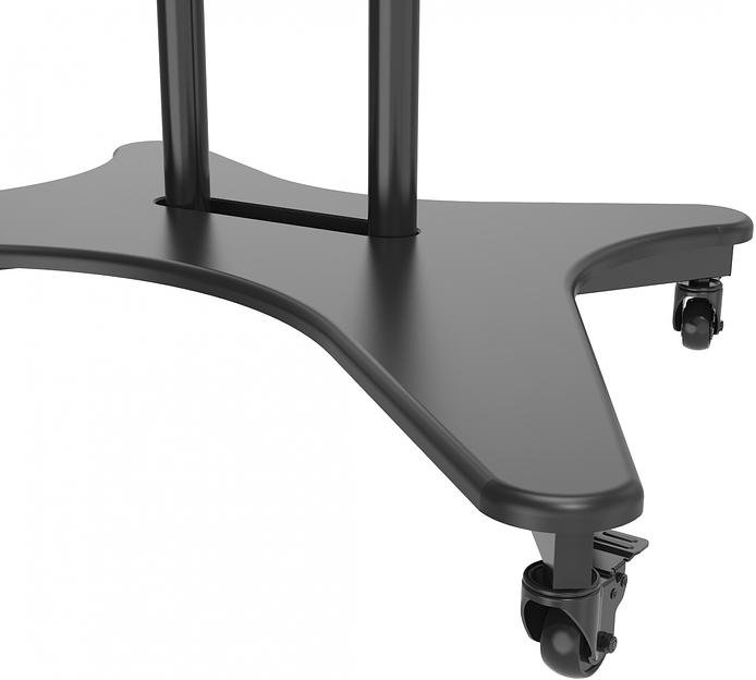 Стойка для телевизора Cactus CS-ST31, 37-75", напольный, мобильный, черный [cs-st31bk] фото 8