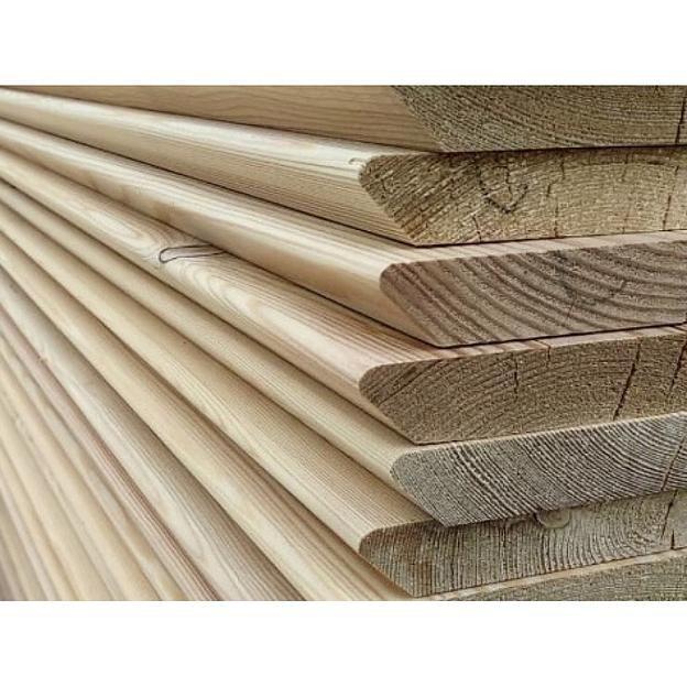 Скошенный Планкен из Ангарской сосны 20х190 мм сорт АВ фото 1