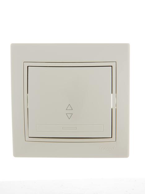 Выключатель проходной 1-кл. СП Мира 10А IP20 крем./крем. LEZARD 701-0303-105 фото 1