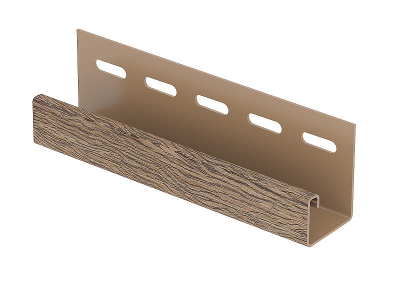 J планка для сайдинга Хокла Лиственница фото 1