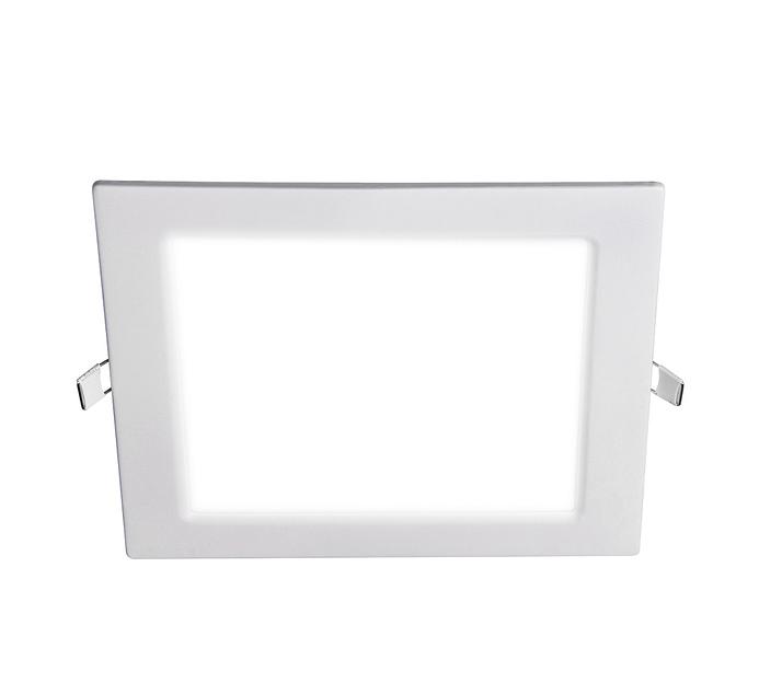 Светильник светодиодный ДВО-15w 4000K 1000 Лм IP40 WH 190мм встраиваемый квадрат JazzWay 5008380A фото 2