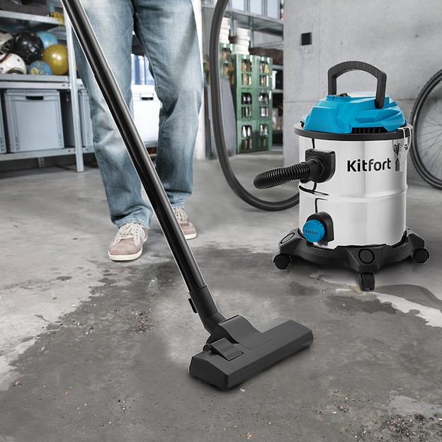 Пылесос Kitfort KT-548 1000Вт голубой/серебристый фото 4