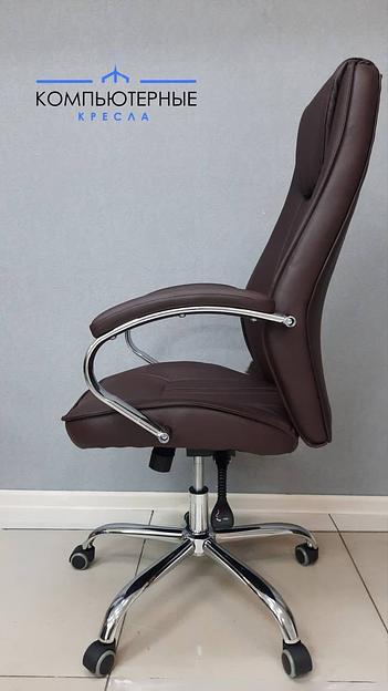 Кресло компьютерное офисное бордовое фото 1