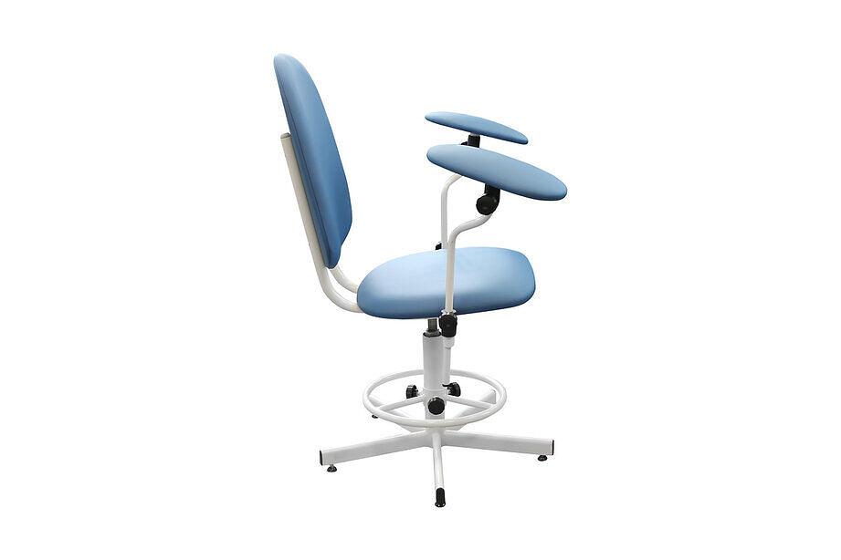 Кресло донорское для взятия анализов и крови, регулируется по высоте, с кольцом-опорой для ног, 12 кг фото 5