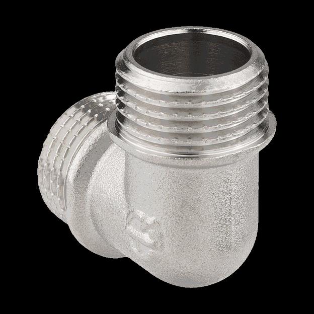 Угольник НН 1/2' никелированный фото 2