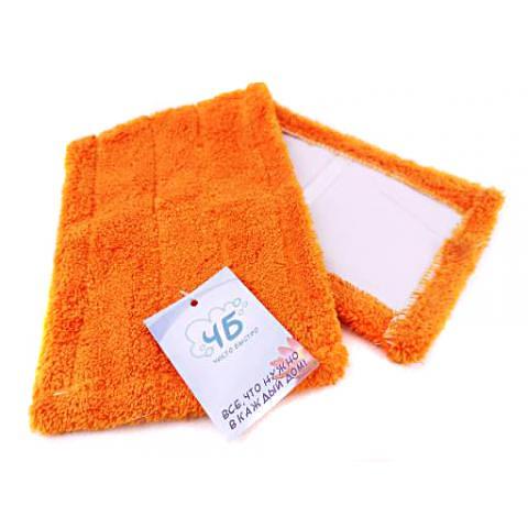 Моп сменная насадка, 40см, микрофибра, ассорти, Чисто Быстро фото 1