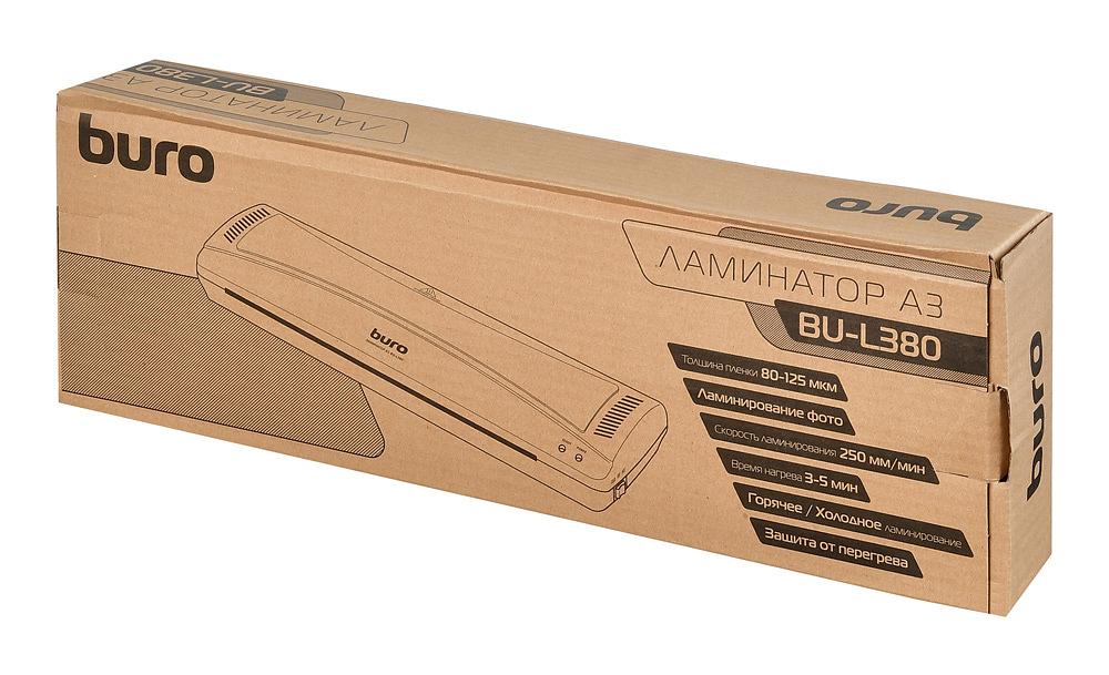 Ламинатор Buro BU-L380 черный (OL380) A3 (80-125мкм) 25см/мин (2вал.) хол.лам. лам.фото фото 9