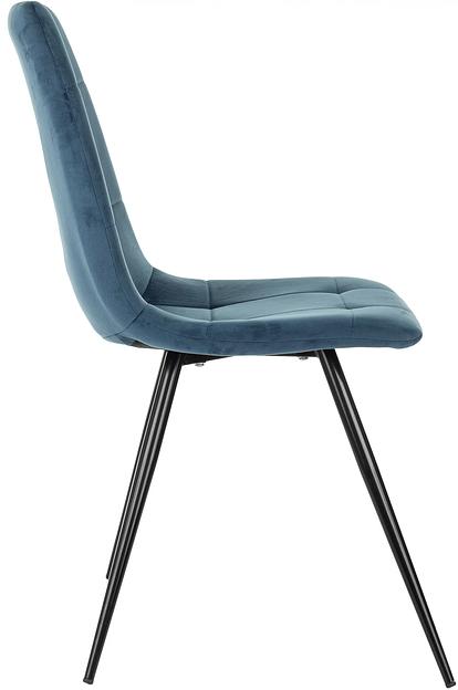 Стул для дома Бюрократ CH-K1_4 комплект 4шт синий Holland 58 металл черный на ножках (CH-K1_1/HL58_4) фото 6