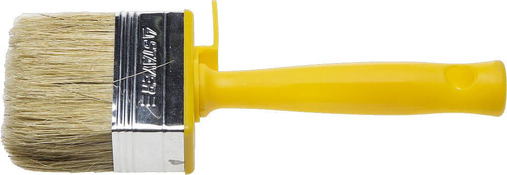 STAYER Universal MINI, 3 х 7 см, светлая натуральная щетина, пластмассовый корпус, все виды ЛКМ, макловица, Professional (0182-07) фото 1