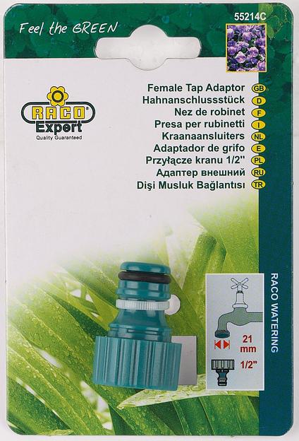 RACO ORIGINAL, 1/2″, с внутренней резьбой, из ABS пластика, штуцерный адаптер (4250-55214C) фото 3