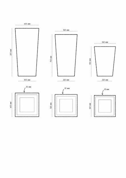 Цветочный вазон СтаркБет «Гардения средняя» 45 л ОПТ фото 3