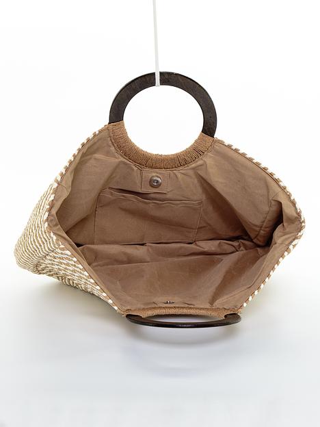 Адриана сумка корзинка, солома ОПТ фото 3