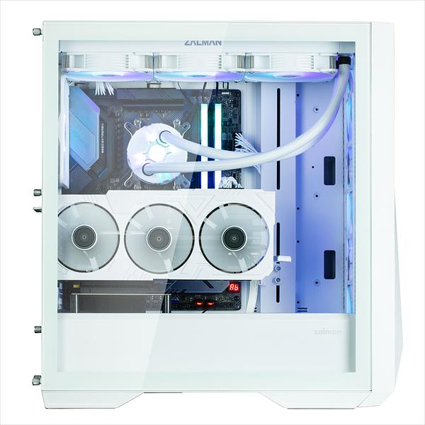 Корпус ZALMAN Z9 Iceberg MS, EATX, WHITE, WINDOW, 4x3.5", 5x2.5", 2xUSB2.0, 2xUSB3.0, 1xUSB 3.1 Gen2 Type-C, FRONT 3x140mm ARGB, REAR 1x140mm ARGB (Z9 Iceberg MS White) фото 1
