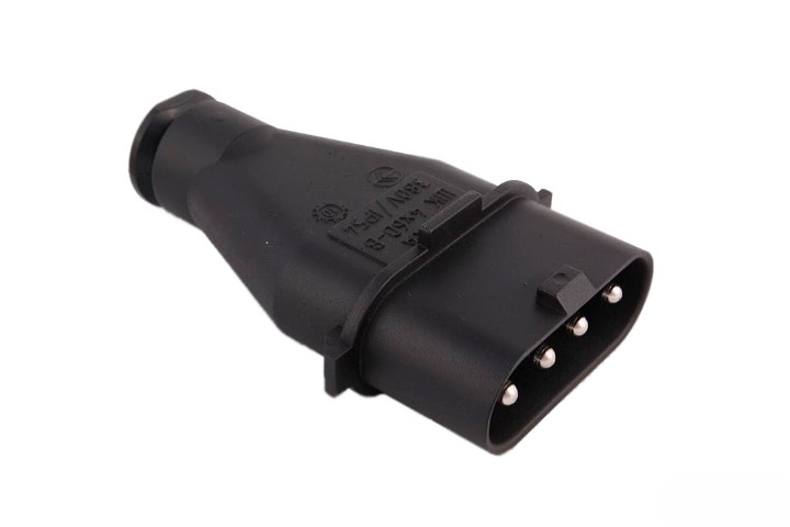 Штепсельная кабельная вилка ШК 4x60, 1 шт фото 1