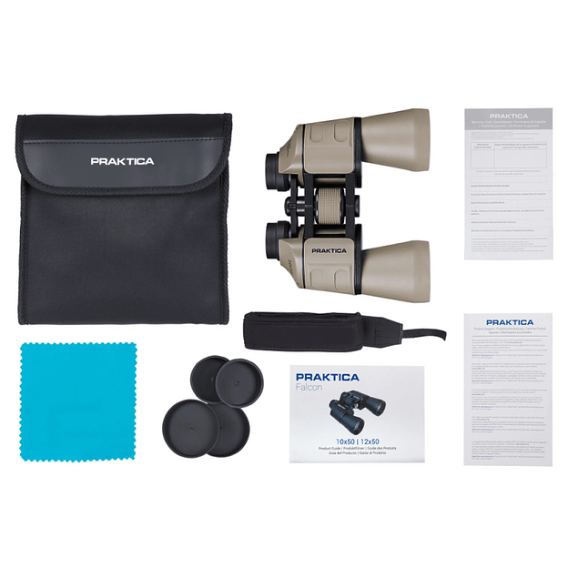  Praktica Бинокль Falcon 10x50, песочный (PRA185) > фото 3