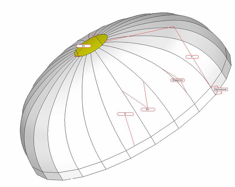 Цеппелин D1000 H300 ZN 0,5 опт фото 2