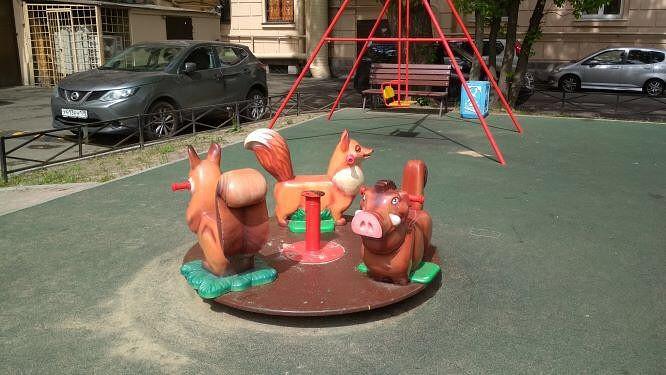 Фигура из стеклопластика «Качель круглая» фото 1