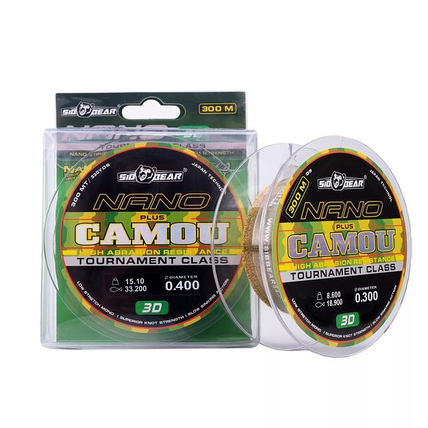 Леска SibBear Nano 3D Camou 0,35 300 м, Опт фото 3