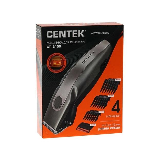 Машинка для стрижки Centek CT-2109 (серый/хром) фото 3