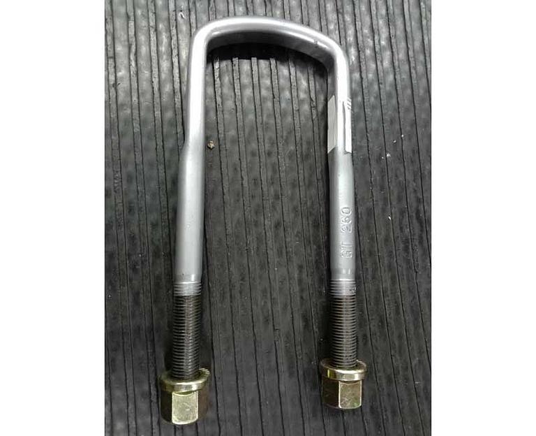 Стремянка передней рессоры с гайками L=260 D=18 SHAANXI DZ9100520007 фото 1