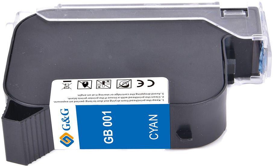 Картридж струйный G&G GB-001C голубой (42мл) для G&G GG-HH1001 фото 2
