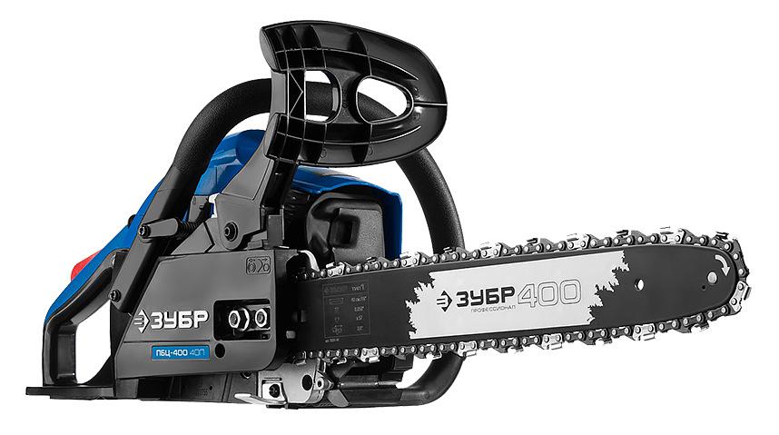 Бензопила Зубр ПБЦ-400 40П 1500Вт 2л.с. дл.шин.:16" (40cm) фото 1