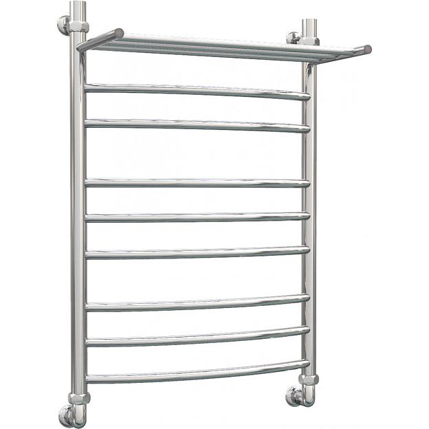 Полотенцесушитель водяной Роснерж Дуга L104110 70x50 с полкой групповой фото 1