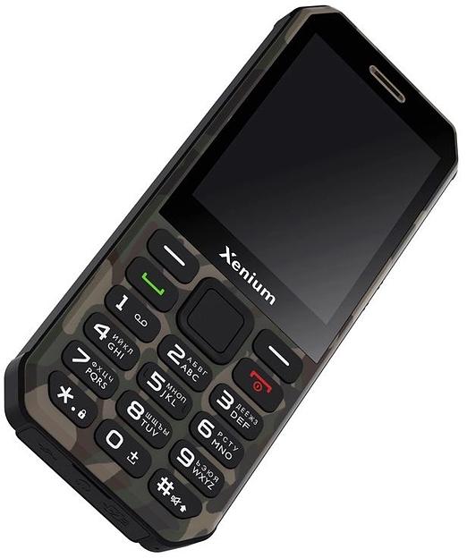 Мобильный телефон XENIUM X300 зеленый моноблок 1.77" 128x160 Nucleus 0.3Mpix GSM900/1800 MP3 фото 5