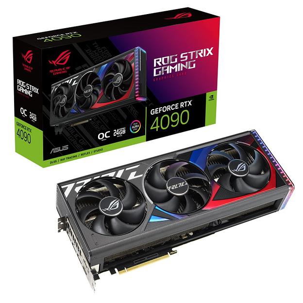 Видеокарта ASUS Strix nVidia RTX 4090 24576 21000 384 RTL [90YV0ID0-M0NA00] фото 1
