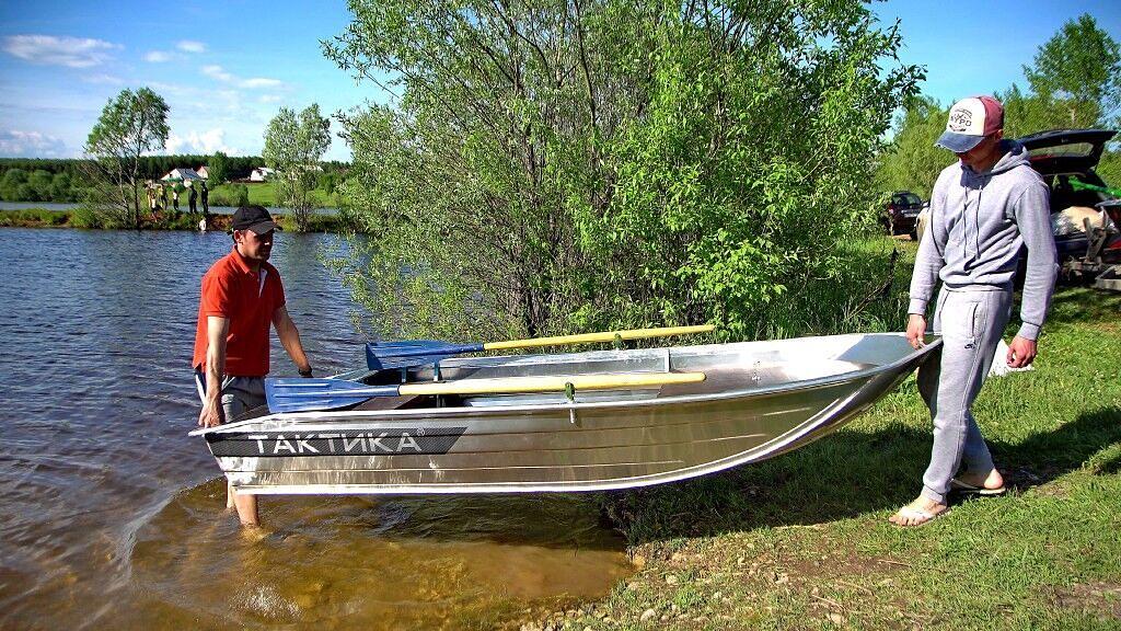 Алюминиевая лодка Тактика 320, 320*120*50 см фото 3