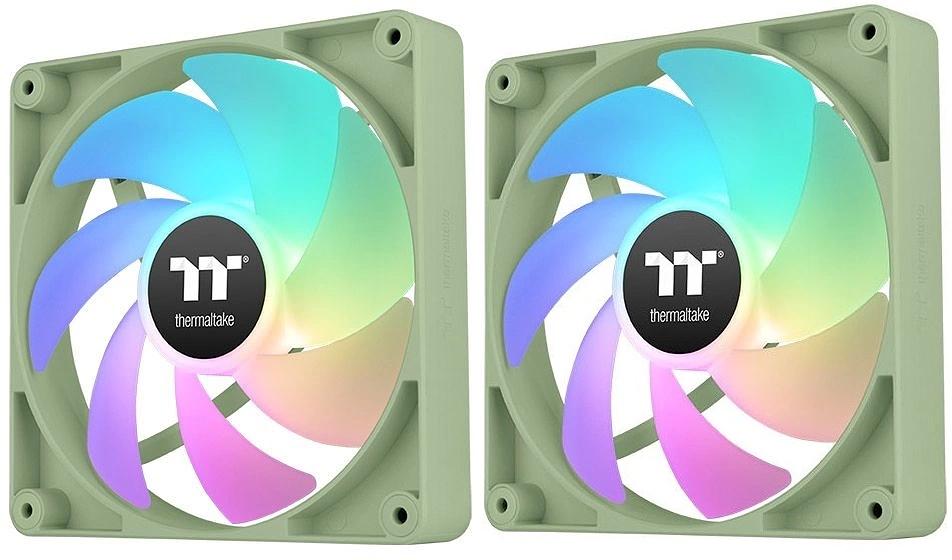 Вентилятор Thermaltake CT120 Sync Matcha ARGB зеленый 4-pin 30.5dB Ret (CL-F202-PL12MG-A) фото 1