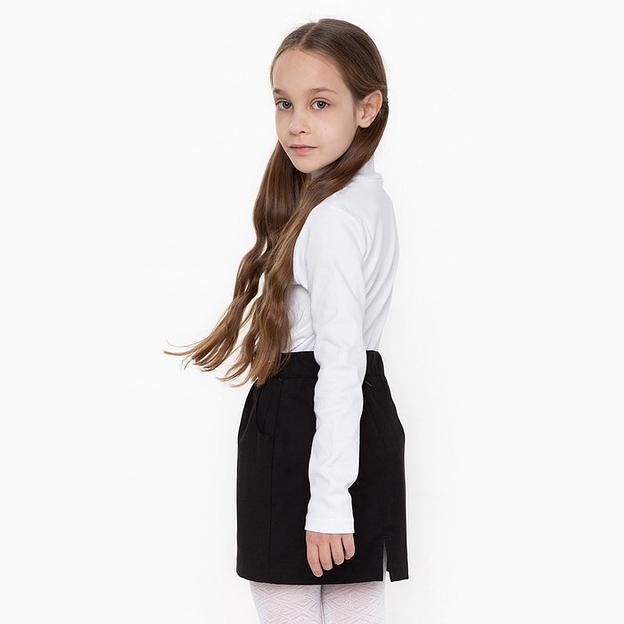 Водолазка для девочки Bonito, рост 146 см, белый ОПТ фото 2