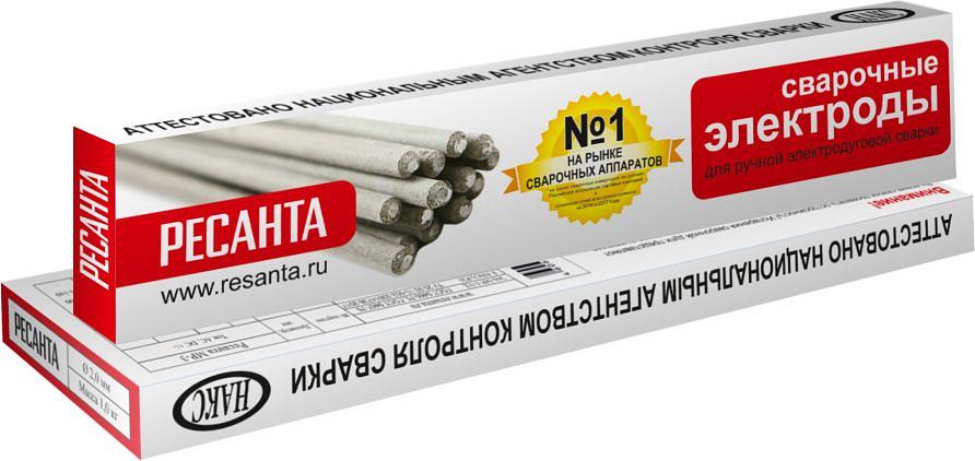 Электроды Ресанта МР-3 Ф2,0 D2мм L350мм 1000гр (71/6/48) фото 1