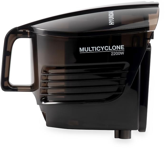 Пылесос Hyundai HYV-C2650 2200Вт черный/серебристый фото 8