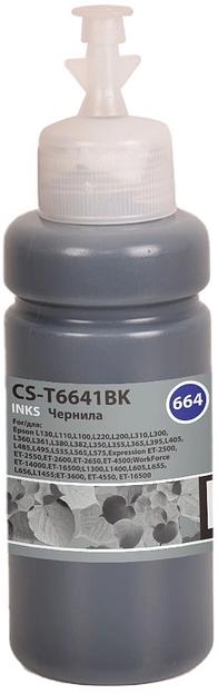 Чернила Cactus CS-T6641BK 664 черный 70мл для Epson L130,L110,L100,L220,L200,L310,L300,L360,L361,L380,L382,L350,L355,L365,L395,L405,L485,L495,L555,L565,L575,Expression ET-2500,ET-2550,ET-2600,ET-2650,ET-4500;WorkForce ET-14000,ET-16500;L1300,L1400,L605,L6 фото 2