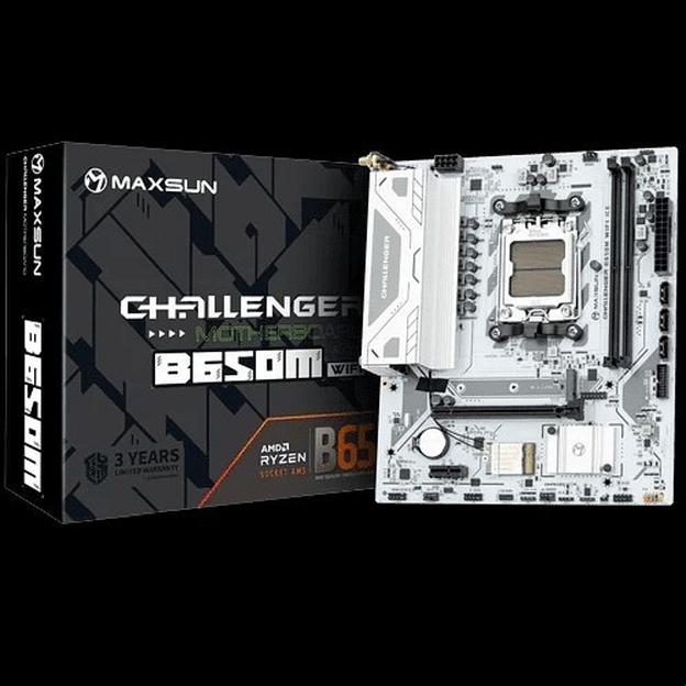 MAXSUN MS-Challenger B650M WIFI ICE V2 фото 1