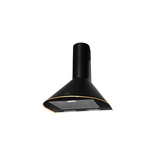 Вытяжка каминная Elikor Эпсилон 50П-430-П3Л, черный/золотистый, ползунковое управление [840618] фото 1