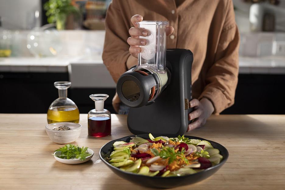 Измельчитель электрический Moulinex DJ77EN10 200Вт черный фото 9