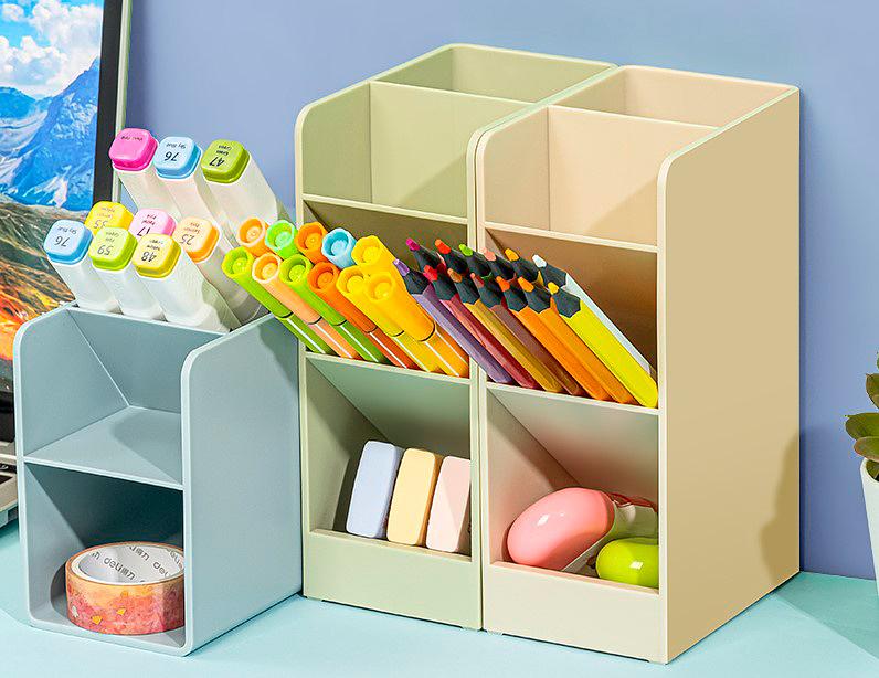 Подставка Deli 8940Green для письменных принадлежностей 60x91x152мм зеленый фото 5