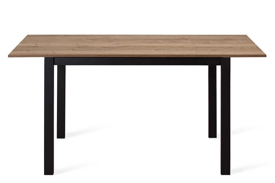 Стол Brad 110(+40)х70 см чёрный, галифакс натуральный фото 4