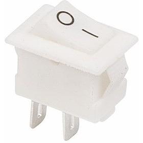 Rexant 36-2012 Выключатель клавишный 250V 3А (2с) ON-OFF белый Micro фото 1