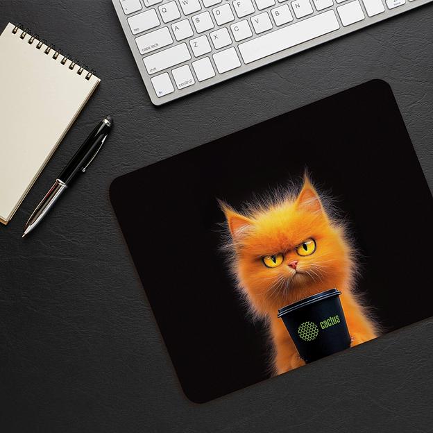 Коврик для мыши Cactus Red Cat 220x180x2мм (CS-MP-P11XS) фото 3