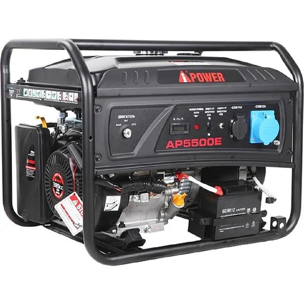 A-ipower Бензиновый генератор A-iPower lite AP5500E с подключением АВР [20205] фото 1