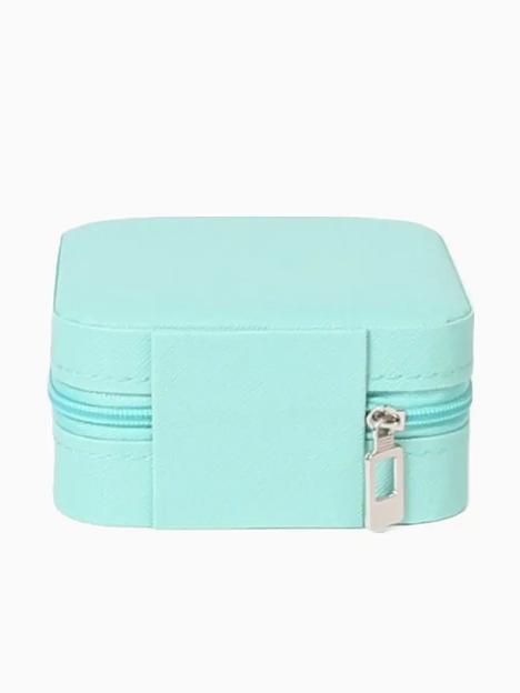 Дорожная шкатулка-футляр для ювелирных изделий (мятный) ОПТ фото 2