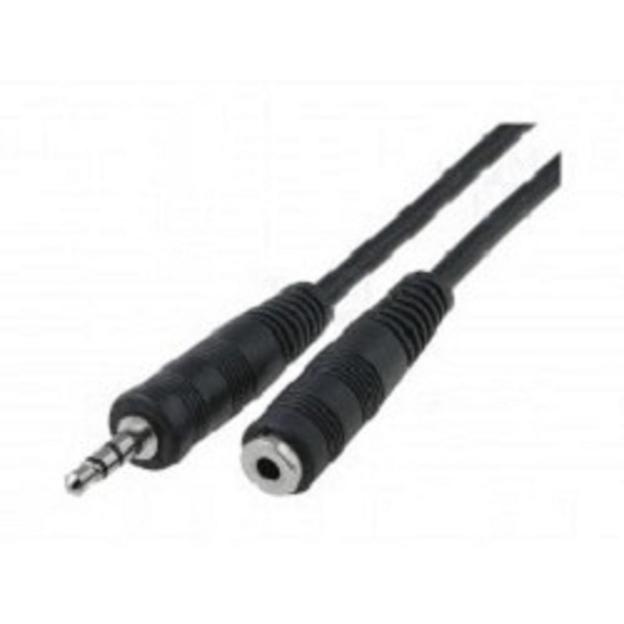 5bites AC35J-010F Кабель-удлинитель 3.5 Jack/M - 3.5 Jack/F, 1м, стерео фото 1