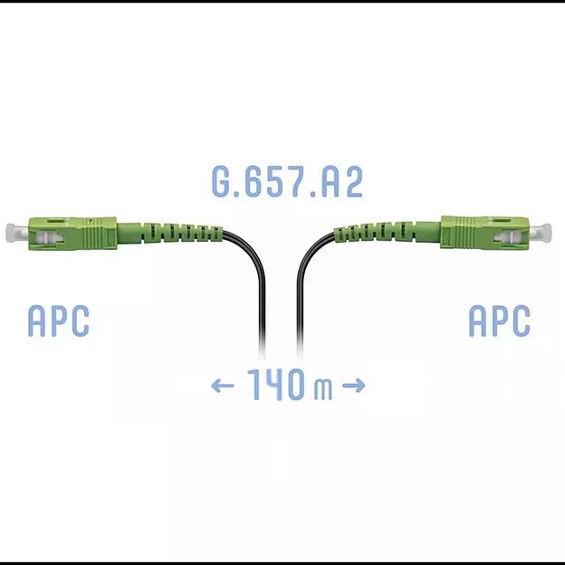 Патчкорд оптический FTTH SC/APC, кабель 604-03-01, 140 метров фото 1