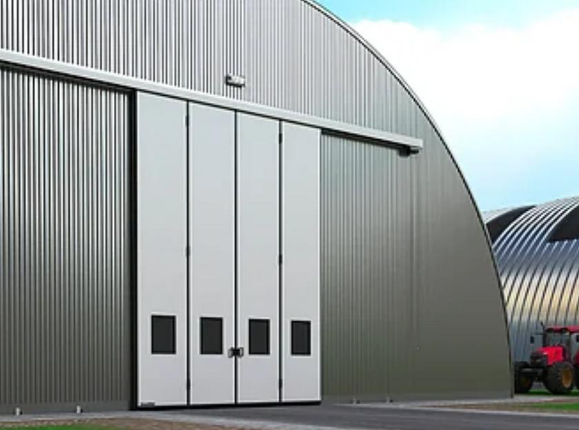 Промышленные откатные ворота Дорхан без нижней направляющей ОПТ фото 1